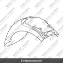 Mudguard Assy, Rear, Painted (T2309423-HI)