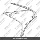 Fairing, Upper, LH (T2309671-NW)