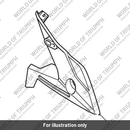 Number Plate Hanger, RHS (T2309872)