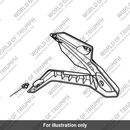 Number Plate Hanger, LHS (T2310077)