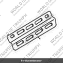 Bracket, Front Number Plate (T2310223)