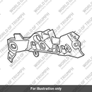 Rad Mount Assy, RH (T2310423)