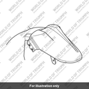 Front Mudguard, Centre, Mldg (T2310444)
