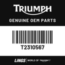 Spacer, Rubber, Number Plate Hanger (T2310567) barcode