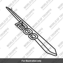 Decal, Rear Bodywork, RHS (T2310581)