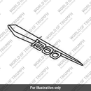 Decal, Rear Bodywork, LHS (T2310584)