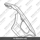 Rear Panel, LH, Silver Ice (T2310612-MP)