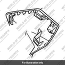 Cowl, Radiator, LH, Jet Black (T2310741-PG)