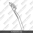 Fork Protector, LH, Korosi Red (T2311002-DG)