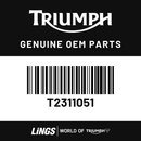 Decal, Front Mudguard, Centre (T2311051) barcode