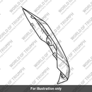 Finisher, Tank, LH, Matt Jet Black (T2311060-PS)