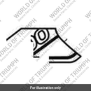 Decal, Tank, LH, GT, Light Grey (T2311193)