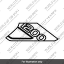 Decal, Tank, RH, GT, Light Grey (T2311195)