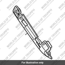 Carrier, Rear Mudguard, Mldg, RH (T2311233)