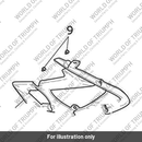 Decal 1, Lower Fairing, RH (T2311254)