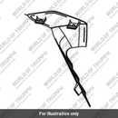 Rad Cowl Insert, LH, Graphite (T2311369-LC)