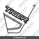 Decal, Rad Panel, RH, Gtex, Graphite (T2311375)