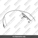Upper Fuel Tank Panel, Triumph Racing Yellow (T2311490-FK)