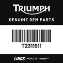 Seat, Pillion, Embroidered Silver (T2311511) barcode