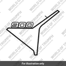 Decal, Rad, RH, 900, Diablo Red (T2311691)