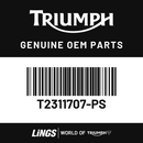 Front Mudguard, Matt Jet Black (T2311707-PS) barcode