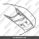 Upper Fuel Tank Panel, Matt Baja Orange (T2311770-EZ)