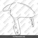 Front Mudguard, Carbon, Decal (T2311917)