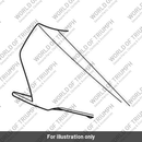 Decal, Flyscreen, RH, Met Grey (T2312069)