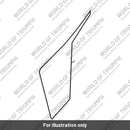 Decal, Front Mudguard, LH, Red (T2312187)