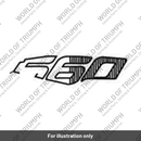 Decal, 660, Fuel Tank, LH, Graphite (T2312688)