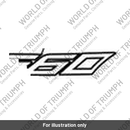 Decal, Fairing Upper, LH, White (T2312762)