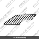 Decal, Fairing Upper, LH, Black (T2312778)