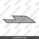 Decal, Fairing Upper, RH, Black (T2312779)