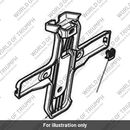 Reg Plate Support, Cross, Moulding (T2312806)
