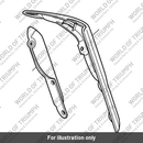 Support, Mudguard, LHF, Jet Black (T2312911-PG)