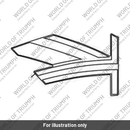 Decal, Rear Bodywork, RH, Pacific Blue (T2312946)