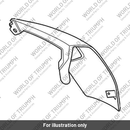 Rear Bodywork, LH, Sapphire Black (T2313001-PM)