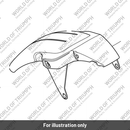 Front Mudguard, Moulding, Centre (T2313121)
