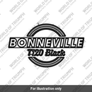 Decal, Sidepanel, T120 Black (T2313669)