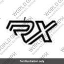 Decal, Tank Upper, LH, RX, Jet Black (T2313757)