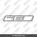 Decal, Rad Cowl, 660, Snow Wht (T2313994)