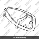 Seat Cowl, Matt Aluminium Silver (T2314001-MS)