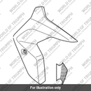 Front Mudguard, RH, Graphite (T2314046-LC)