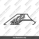 Decal, Tank, LH, Rally, Lower, Carbon (T2314278)