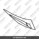 Decal 1, Rear Bodywork, LH, Pure White (T2314486)