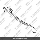 Decal 2, Rear Bodywork, LH, Pure White (T2314487)