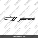 Decal 3, Outer Fairing, RH, Black/Red (T2314517)