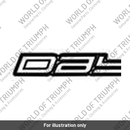 Decal 4, Outer Fairing, RH, Black/Red (T2314518)