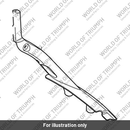Leg, LH, Pillion Backrest, Black (T2314812)