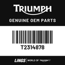 Decal, Tank Upper, RH, Ltd, White/Yellow (T2314878) barcode